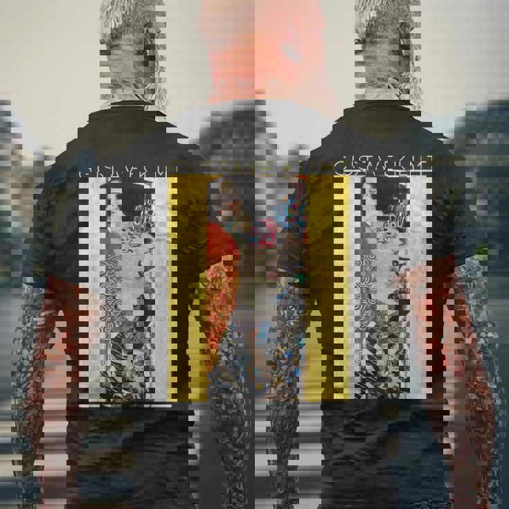 グスタフ・クリムト ユディト 2 世 サロメ アーティスト向け メンズTシャツ バックプリント 高齢者への贈り物