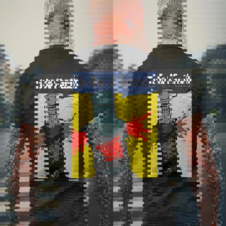 コツだけはキズ メンズTシャツ バックプリント 高齢者への贈り物