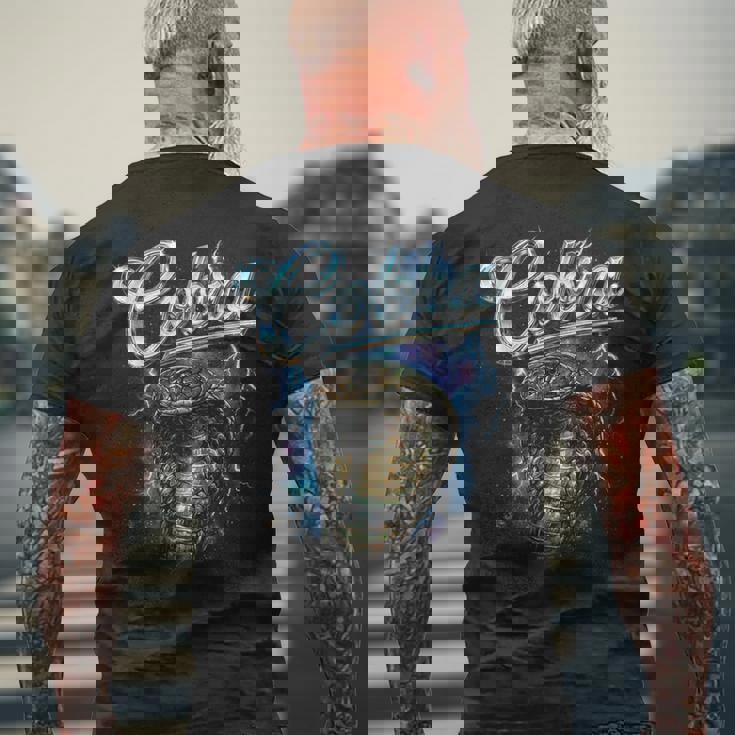 コブラ ヴィンテージ 90年代 レトロ 面白い コブラ 80年代 蛇好き メンズTシャツ バックプリント 高齢者への贈り物