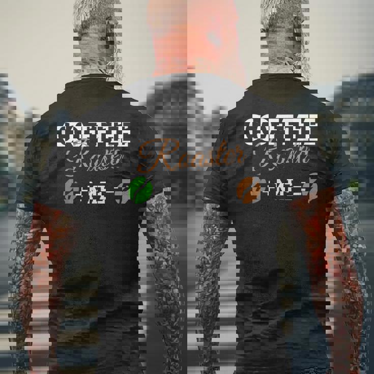 コーヒーロースター メンズTシャツ バックプリント 高齢者への贈り物