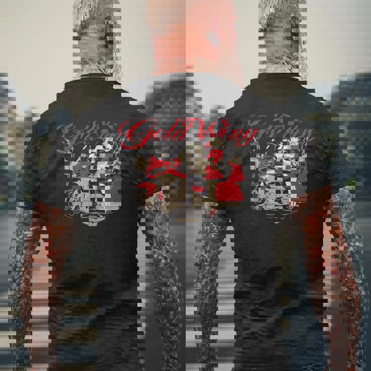 ゴールドウィングクラブ メンズTシャツ バックプリント 高齢者への贈り物