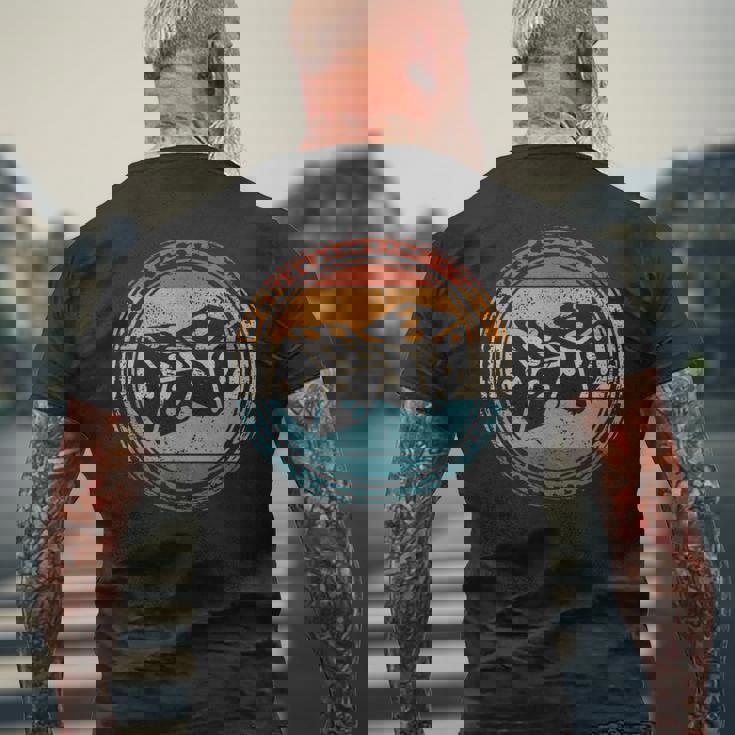 サイコロゲーム サイコロ メンズTシャツ バックプリント 高齢者への贈り物