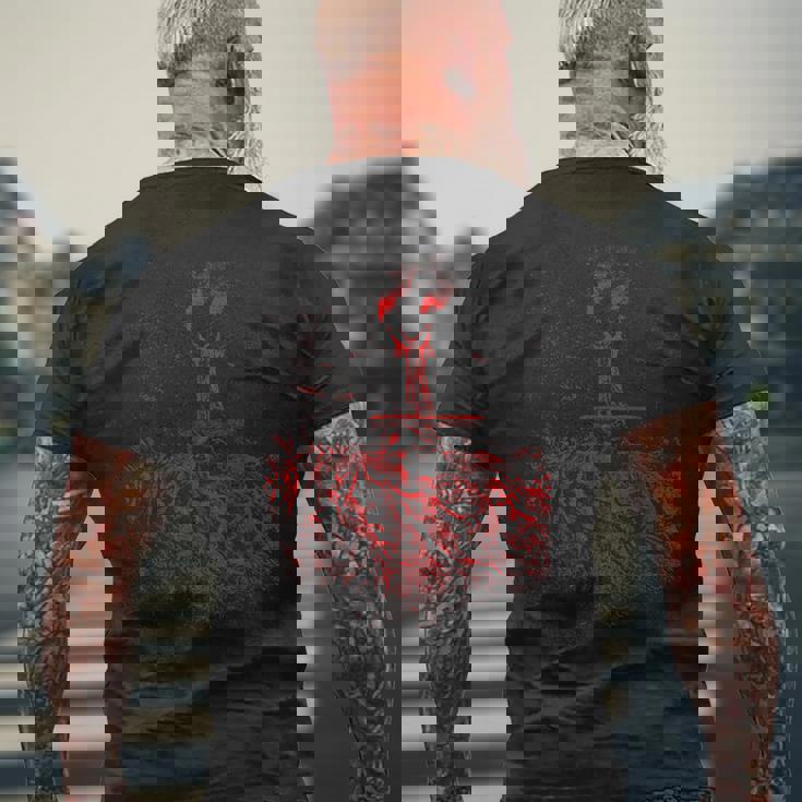 サバス・サタン・ブラックメタルで踊るギュスターヴ・ドールの魔女たち Dore Witchesabbath メンズTシャツ バックプリント 高齢者への贈り物