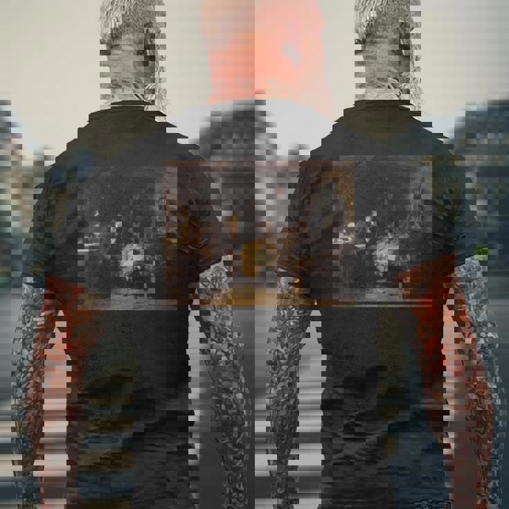 サミュエル・ルーク・フィルデスのドクター 長袖tシャツ メンズTシャツ バックプリント 高齢者への贈り物