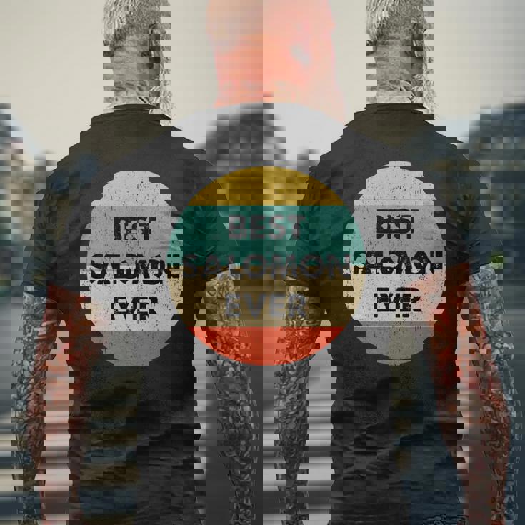 サロモン名 長袖tシャツ メンズTシャツ バックプリント 高齢者への贈り物