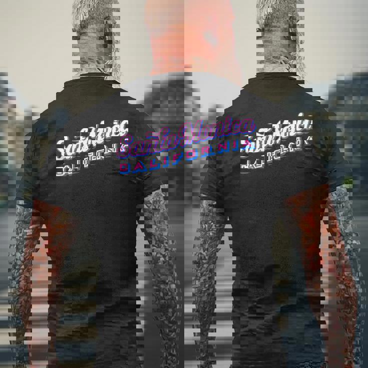 サンタモニカ Ca 長袖tシャツ メンズTシャツ バックプリント 高齢者への贈り物