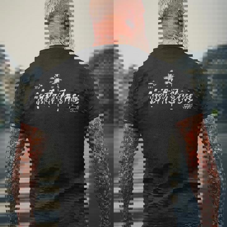 ザノースショアハワイパームツリー メンズTシャツ バックプリント 高齢者への贈り物