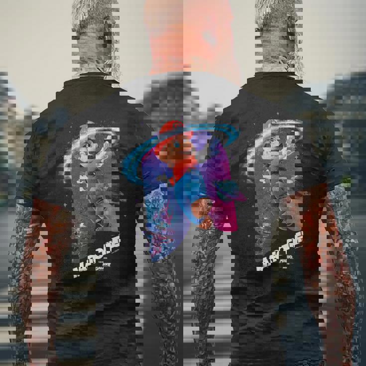 ザ・スーパーマリオギャラクシー・ムービー Mario Time 長袖tシャツ メンズTシャツ バックプリント 高齢者への贈り物