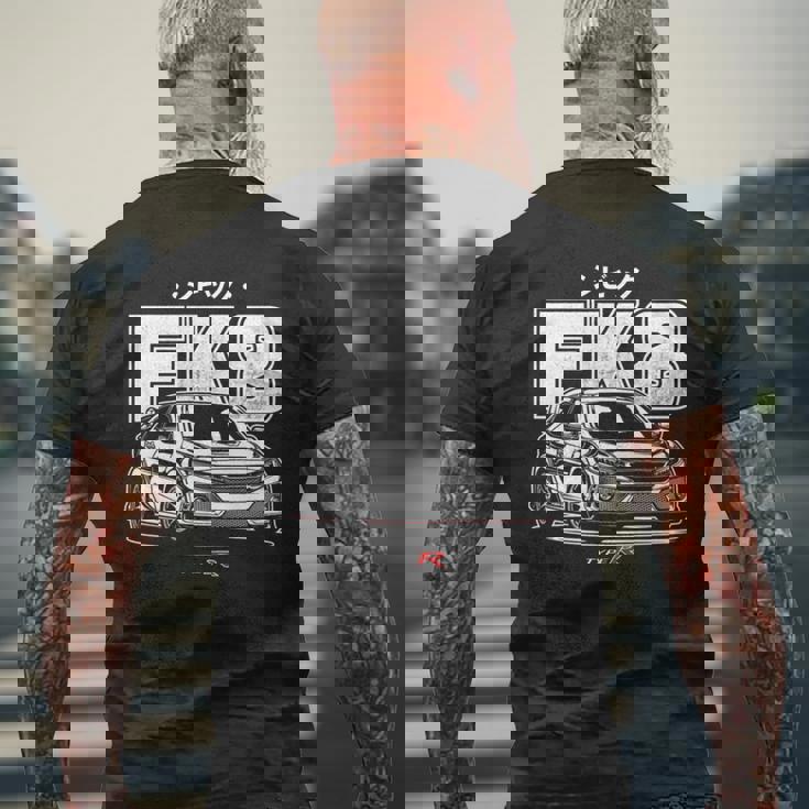 シビック タイプr Fk 8 日本車 長袖tシャツ メンズTシャツ バックプリント 高齢者への贈り物