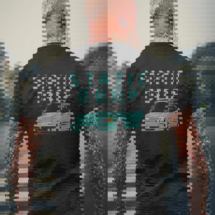 シビック 例 スタティックドロップ 日本車 メンズTシャツ バックプリント 高齢者への贈り物