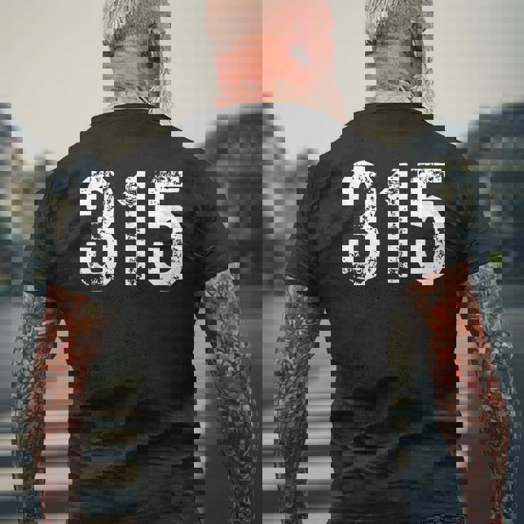 シラキュース ニューヨークアップステート315用エリアコード315。 メンズTシャツ バックプリント 高齢者への贈り物