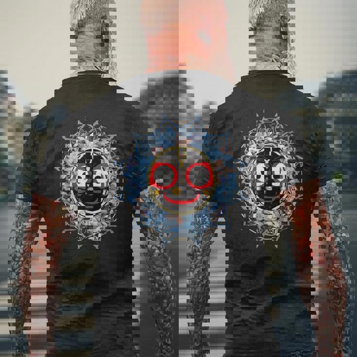 ジェイ・ジャガンナート ヒンドゥー教の愛 プリ・ハレ・クリシュナ メンズTシャツ バックプリント 高齢者への贈り物