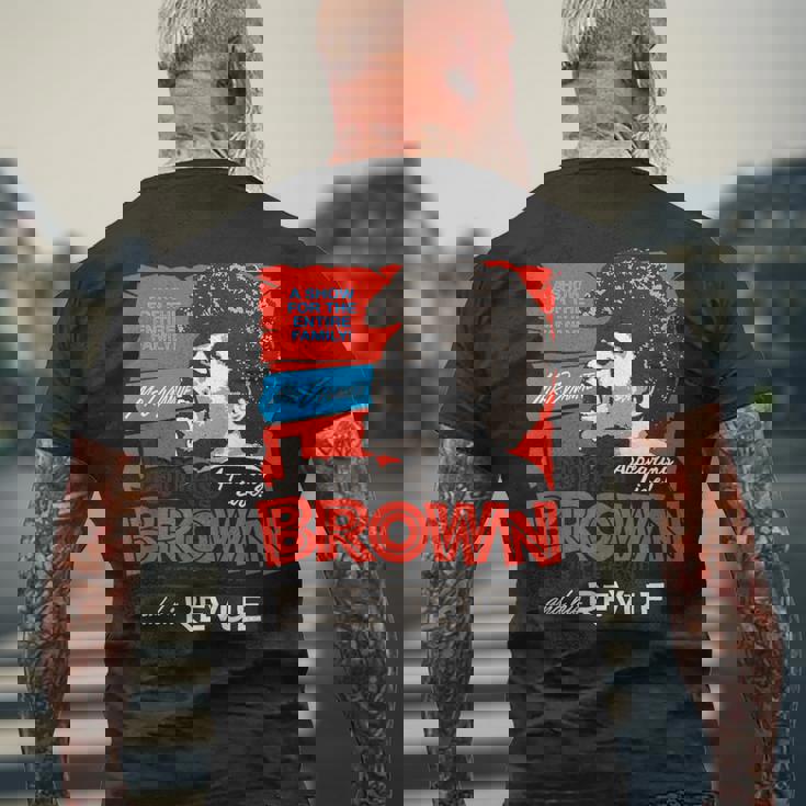 ジェームズ・ブラウン&ヒズ・レヴュー メンズTシャツ バックプリント 高齢者への贈り物