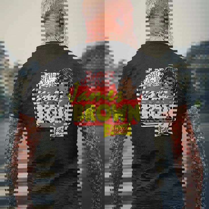 ジェームズ・ブラウン ファンクのゴッドファーザー ライヴ メンズTシャツ バックプリント 高齢者への贈り物