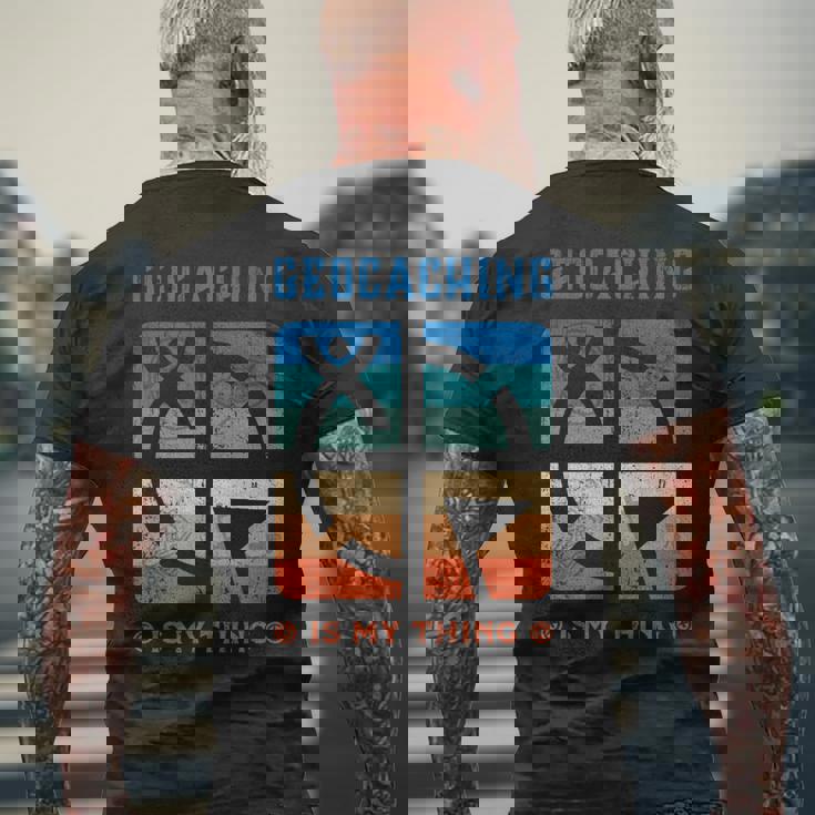 ジオキャッシャー ジオキャッシング用品 キット ツール 小物入れ ジオキャッシング 長袖tシャツ メンズTシャツ バックプリント 高齢者への贈り物