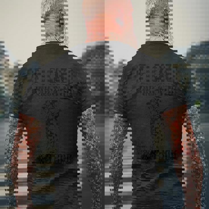 ジャック ラッセル テリア 犬を連れて行けなかったら行かない メンズTシャツ バックプリント 高齢者への贈り物