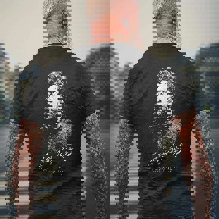 ジョルジュ・ビゼー。 フランスの作曲家。 クラッシック。 メンズTシャツ バックプリント 高齢者への贈り物