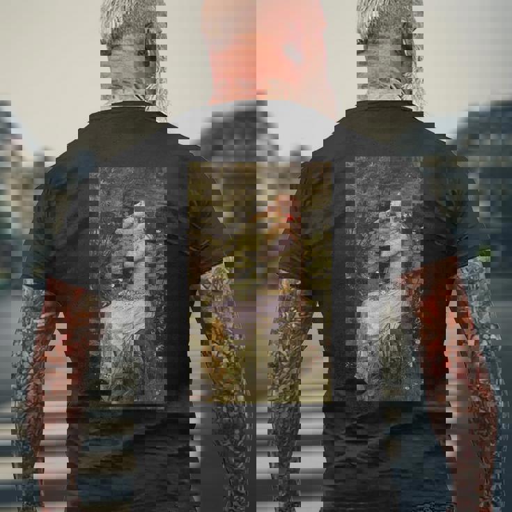 ジョン・ウィリアム ウォーターハウス オフィーリア 絵画 メンズTシャツ バックプリント 高齢者への贈り物