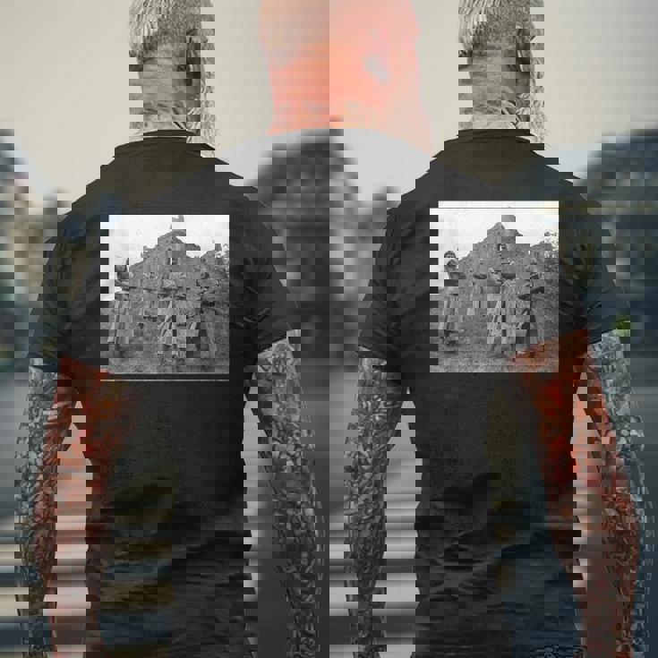 ジョン・クリーズ サー・ランスロット・モンティ・パイソン メンズTシャツ バックプリント 高齢者への贈り物