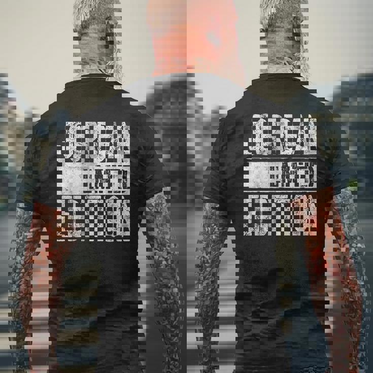 ジョークシャツ ジョーダン 限定版 面白い名前入り メンズTシャツ バックプリント 高齢者への贈り物