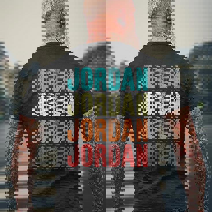 ジョーダン カラフル メンズTシャツ バックプリント 高齢者への贈り物
