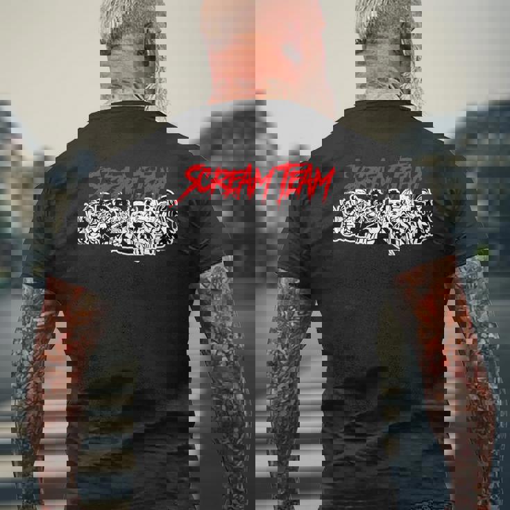 スクリームチーム ホラー映画 長袖tシャツ メンズTシャツ バックプリント 高齢者への贈り物