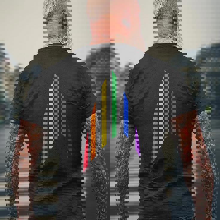 スタートレック オリジナルシリーズ プライドレインボーデルタ 長袖tシャツ メンズTシャツ バックプリント 高齢者への贈り物