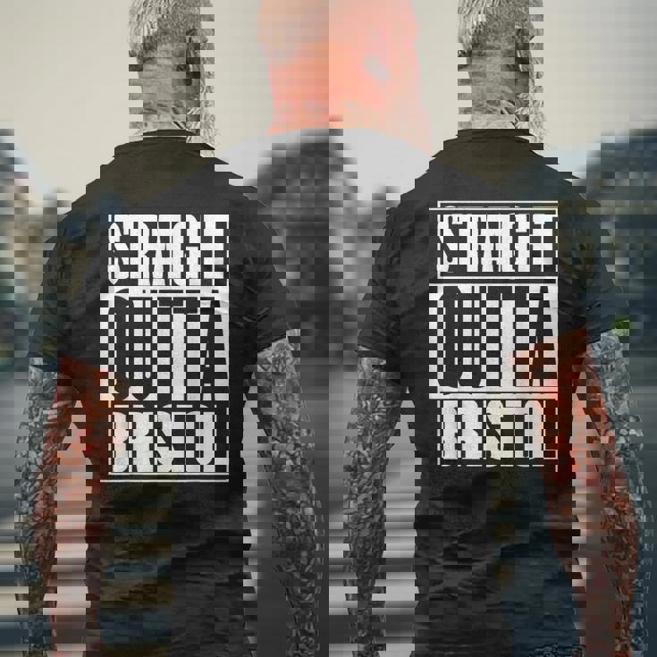 ストレイト・アウタ・ブリストル メンズTシャツ バックプリント 高齢者への贈り物