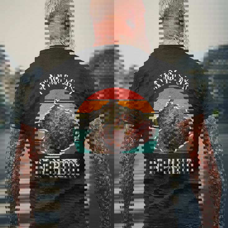 ストーンフィッシュ レトロ ミーム メンズ レディース キッズ メンズTシャツ バックプリント 高齢者への贈り物