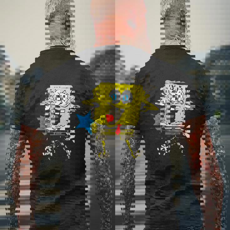 スポンジボブ スクエアパンツ スポンジボブee You 長袖tシャツ メンズTシャツ バックプリント 高齢者への贈り物