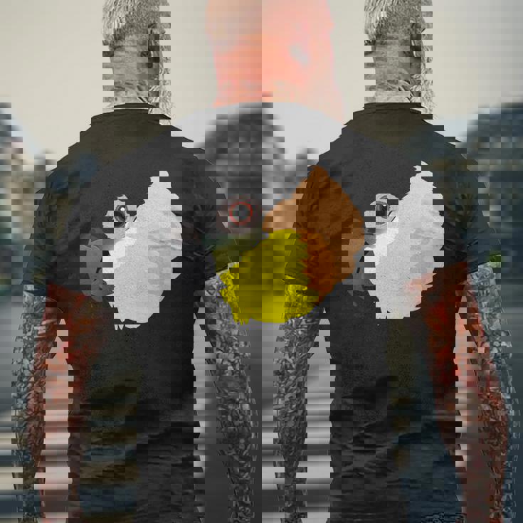 ズグロシロハラインコ 長袖tシャツ メンズTシャツ バックプリント 高齢者への贈り物