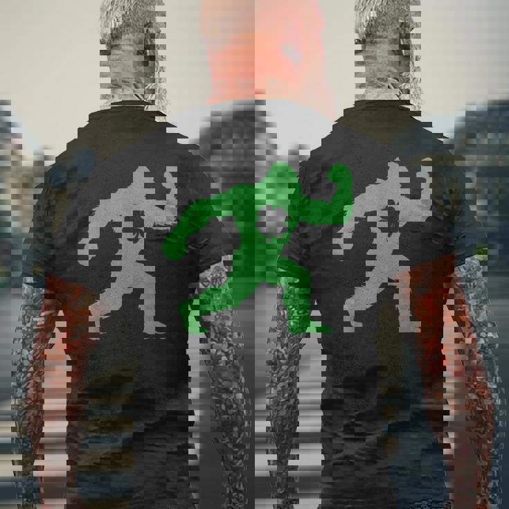 セント・パトリックの日 パトリックの日 メンズTシャツ バックプリント 高齢者への贈り物