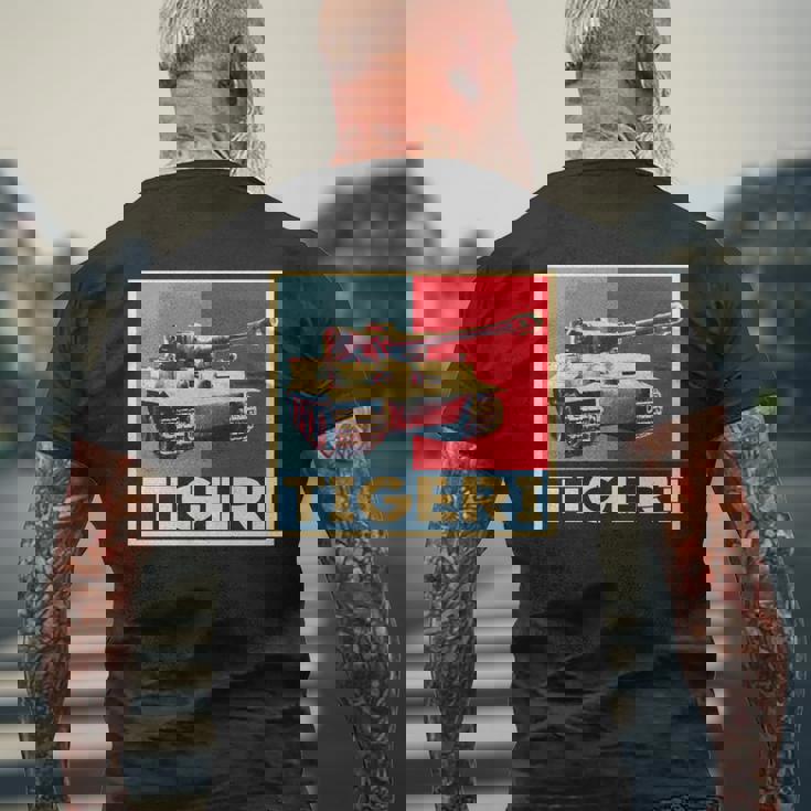 タイガー1装甲vi戦車 Ww2 ドイツ装甲車両 Afvアート 長袖tシャツ メンズTシャツ バックプリント 高齢者への贈り物