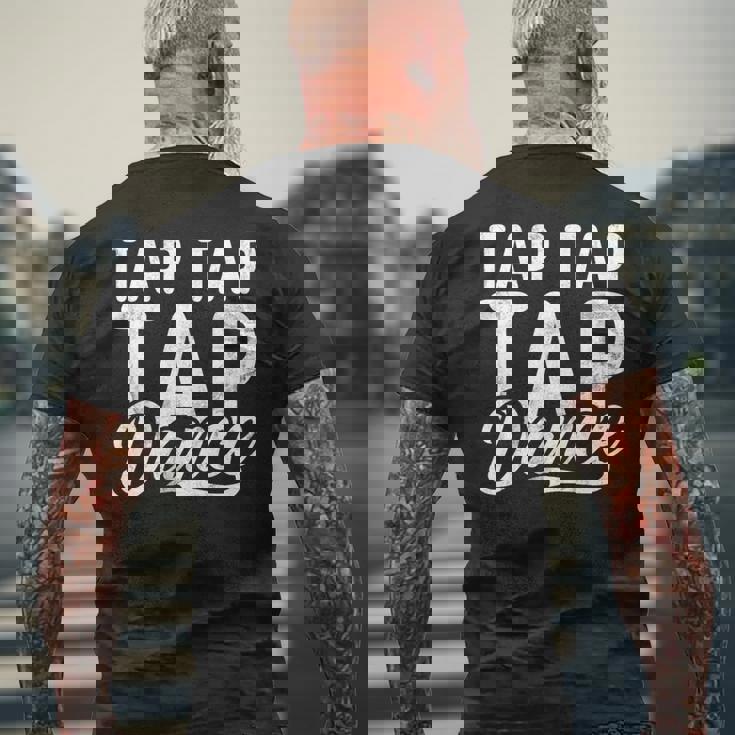 タップタップタップダンス 長袖tシャツ メンズTシャツ バックプリント 高齢者への贈り物