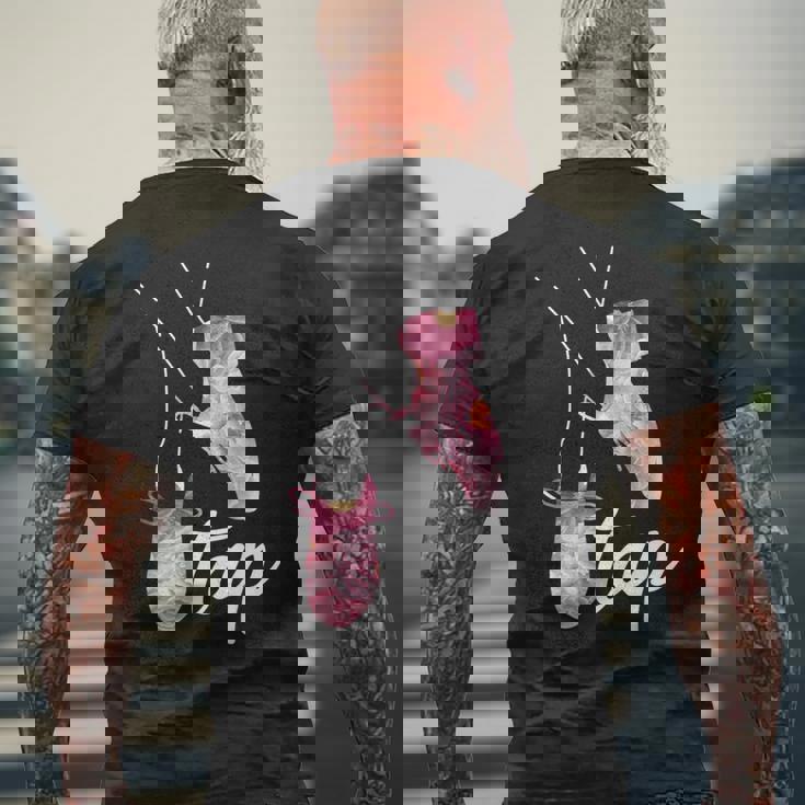 タップダンサー レトロフラワー タップダンサーデザイン タップダンス メンズTシャツ バックプリント 高齢者への贈り物