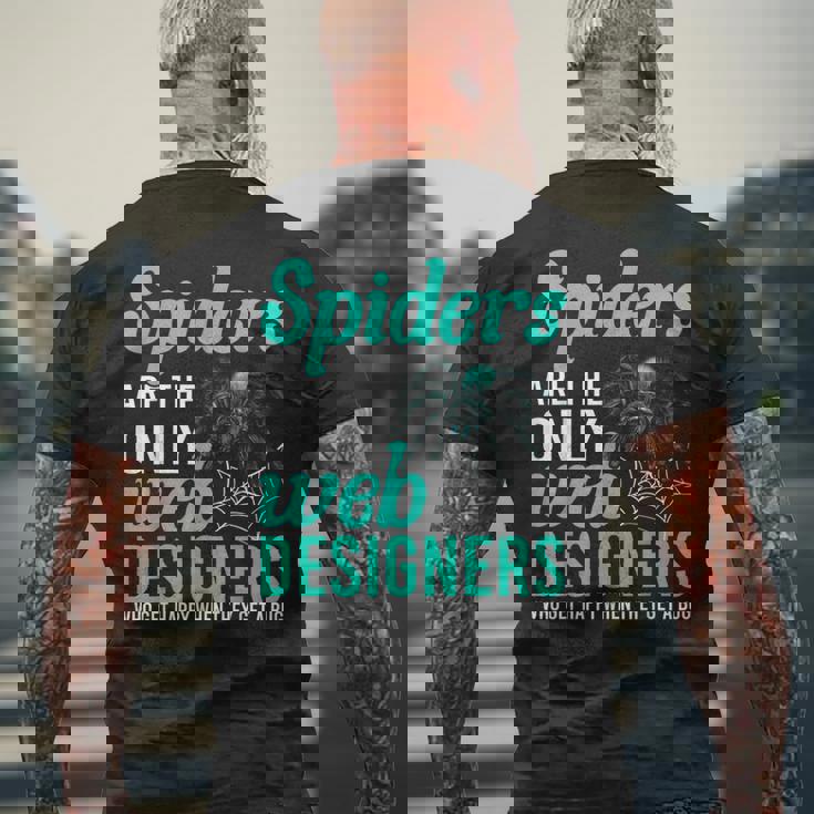 タランチュラタランチュラ爬虫類両生類テラリウムクモ メンズTシャツ バックプリント 高齢者への贈り物