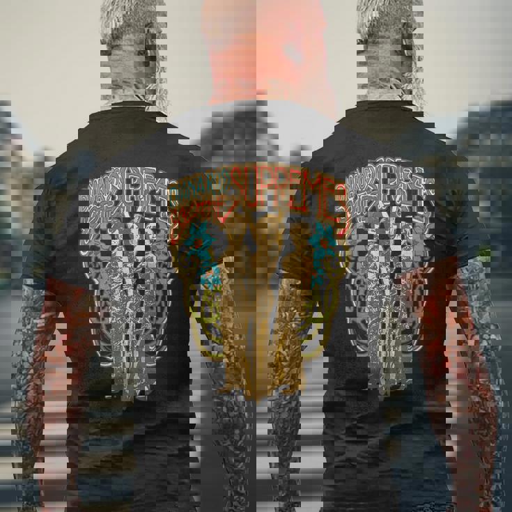 ダイアナ・ロス ミュシャスタイル メンズTシャツ バックプリント 高齢者への贈り物