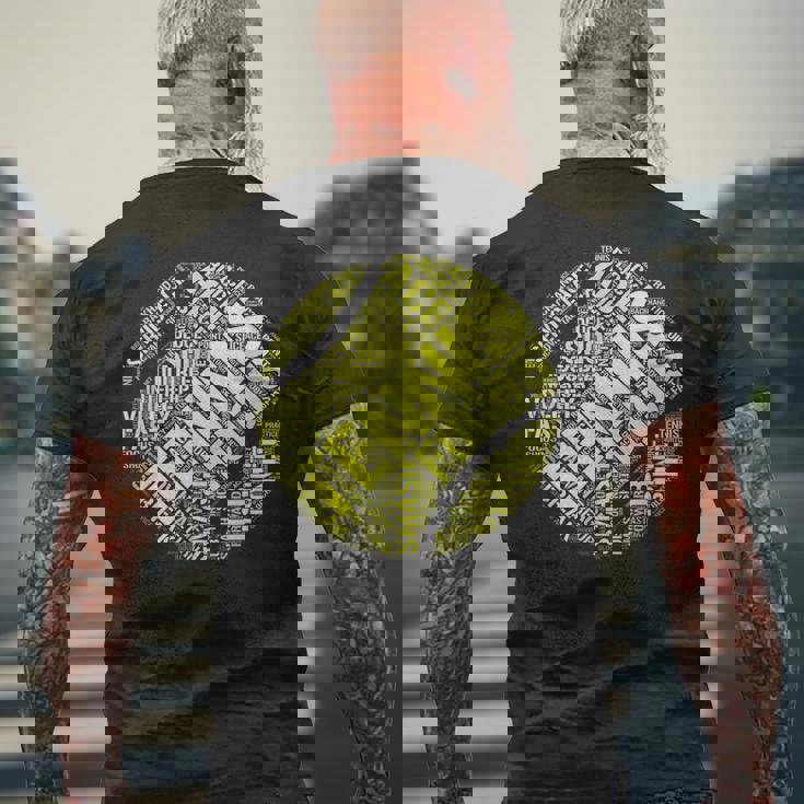 テニス 面白いtシャツ ボール おもしろ 服 ネタ メンズ レディース テニス部 おもしろグッズ 大人 子供 メンズTシャツ バックプリント 高齢者への贈り物