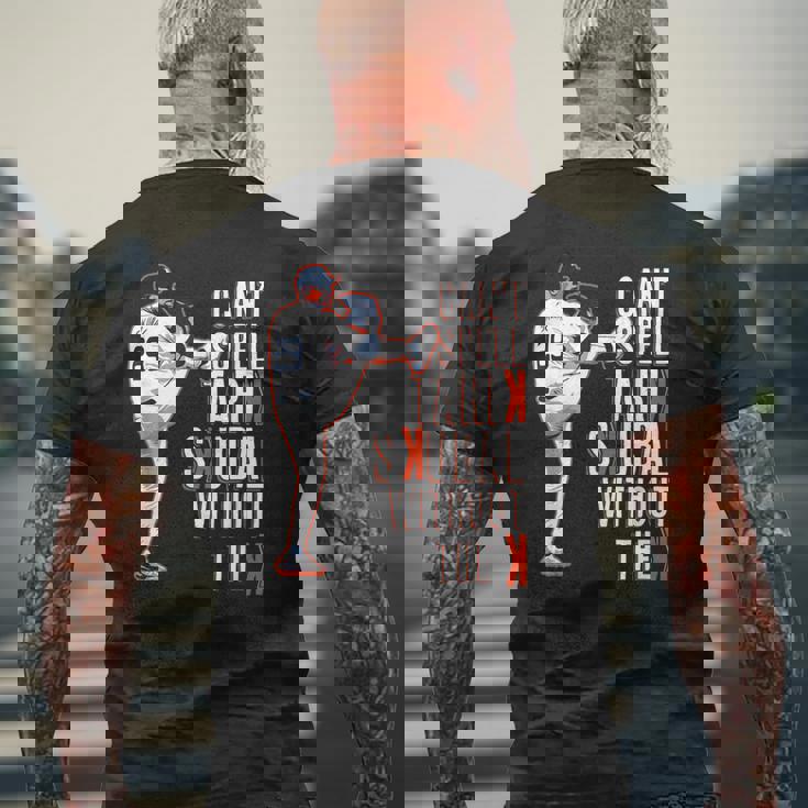 デトロイト・タリック・スクーバル-Kなしではスクーバルは綴れない メンズTシャツ バックプリント 高齢者への贈り物