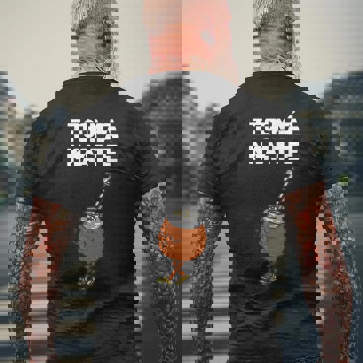 トマ イエルバ メイト アルゼンチン ウルグアイ ティー メンズTシャツ バックプリント 高齢者への贈り物