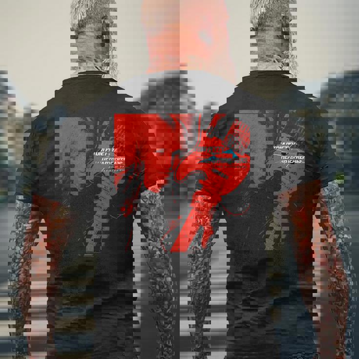 トム・ペティ ロング・アフター・ダーク アルバムカバー写真 メンズTシャツ バックプリント 高齢者への贈り物