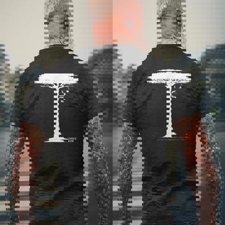 トモキ メンズTシャツ バックプリント 高齢者への贈り物