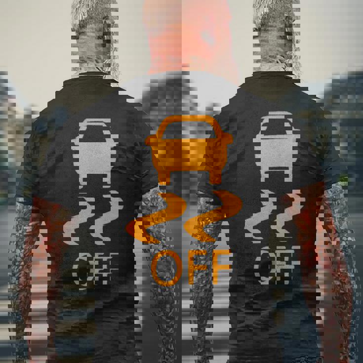 トラクションコントロールオフtシャツ メンズTシャツ バックプリント 高齢者への贈り物