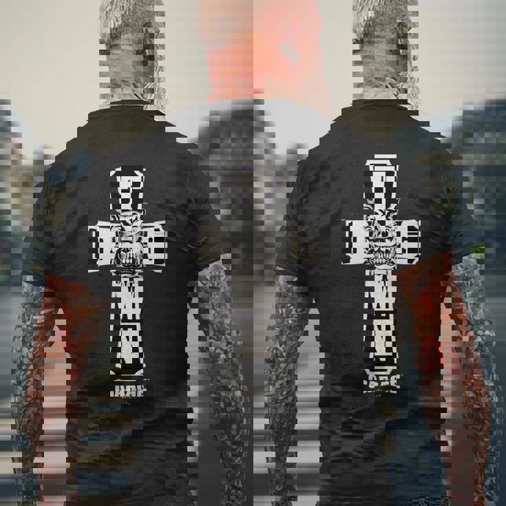 メンズ ドッグタウン ガレージ クロス クリスチャン 長袖tシャツ メンズTシャツ バックプリント 高齢者への贈り物