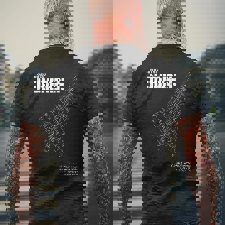 ドラケン メンズTシャツ バックプリント 高齢者への贈り物