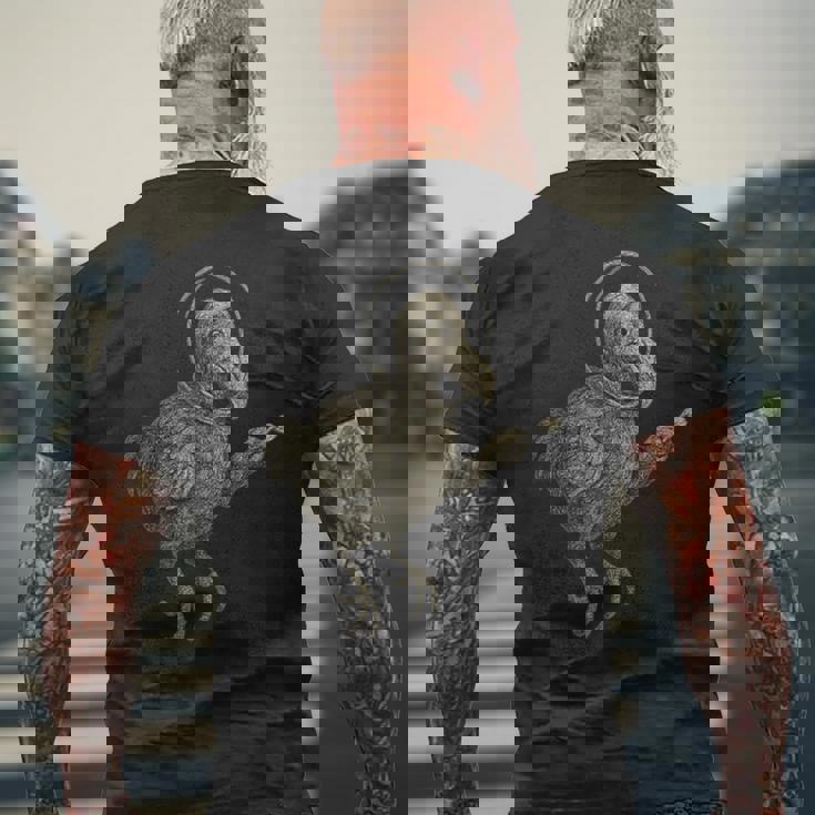 ドードーの最後の航海 絶滅の宇宙物語。 メンズTシャツ バックプリント 高齢者への贈り物