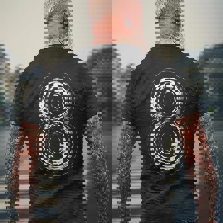 ナンバーエイト 8 メンズTシャツ バックプリント 高齢者への贈り物