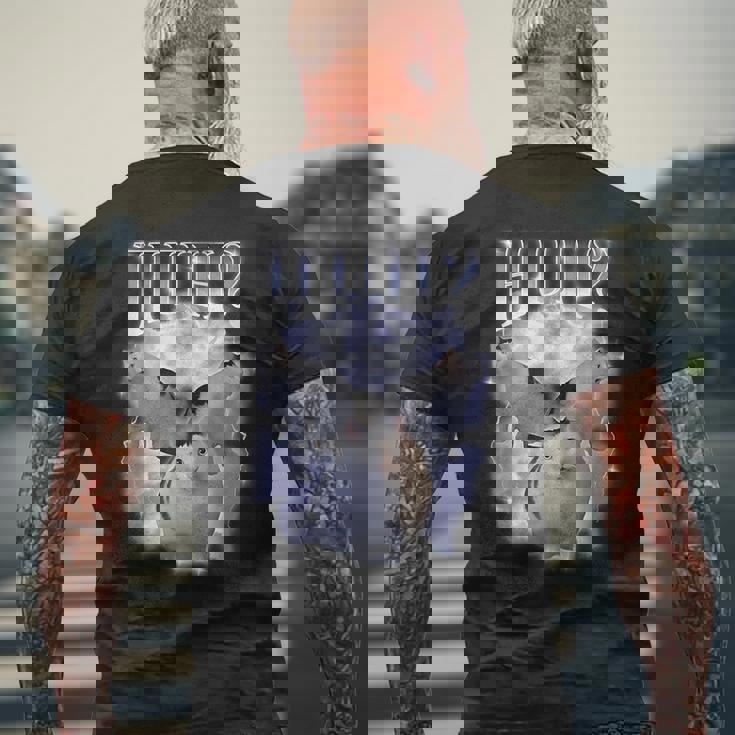 ハ゛ー キャット チョンキー ベンミーム 90年代 愚かな猫 特定 ダンク ミーム メンズTシャツ バックプリント 高齢者への贈り物