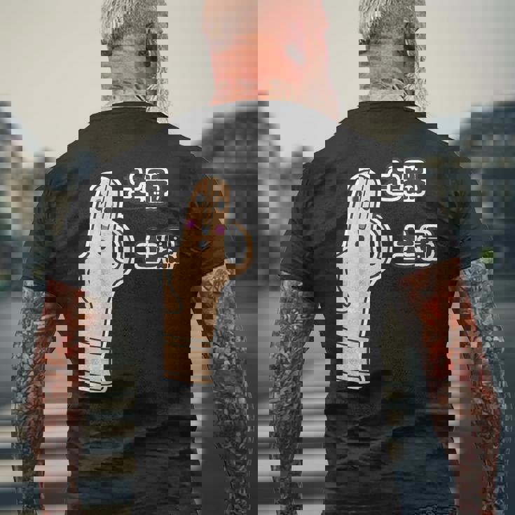 ハニワ 踊る埴輪『土器土器 ドキドキ』【ゆるフレンズ】キャラクター かわいい 面白い メンズTシャツ バックプリント 高齢者への贈り物