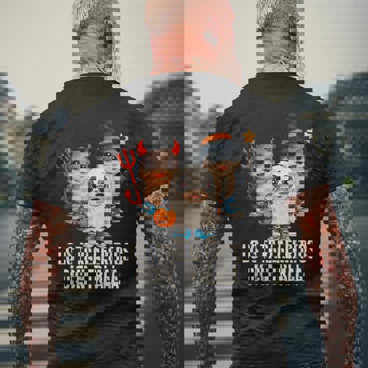 ハロウィン コスチューム ロス トラレリトス ダイセン トラララ キッズ サメ メンズTシャツ バックプリント 高齢者への贈り物